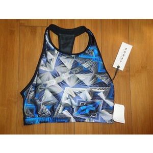 KORAL Activewear Perimeter Sports Bra XS NWT!